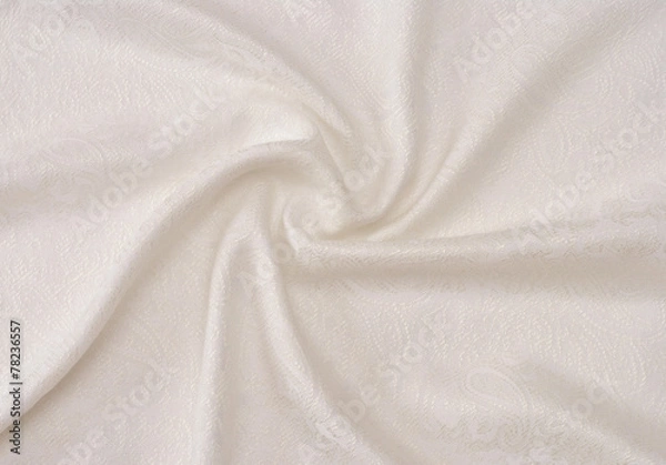 Fototapeta Bright wavy background with light fabric