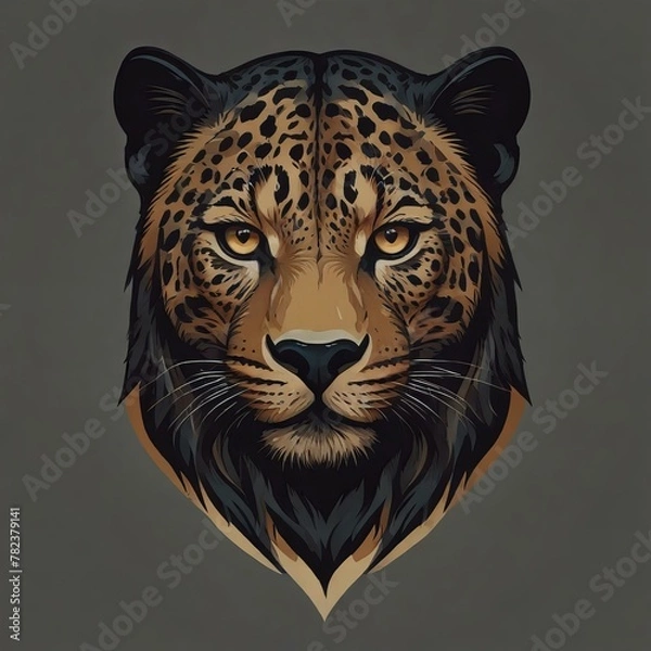 Obraz white tiger head