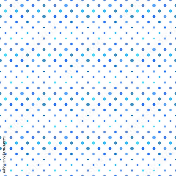 Fototapeta Seamless dot pattern background - geometrical colorful abstract vector design from dots