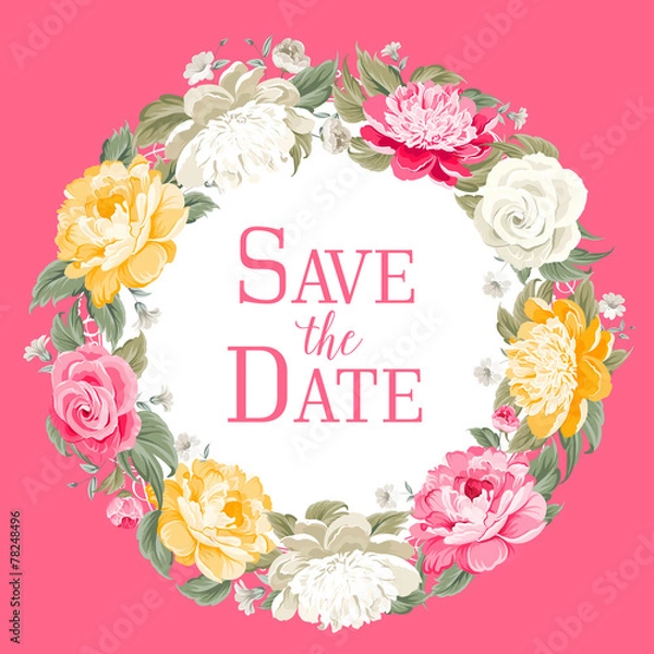 Fototapeta Invitation card.