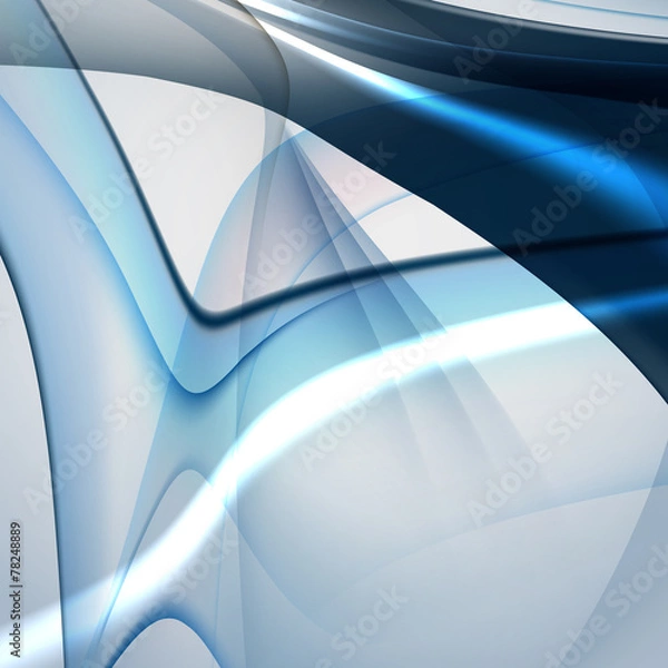 Obraz Bright blue abstract background, easy editable