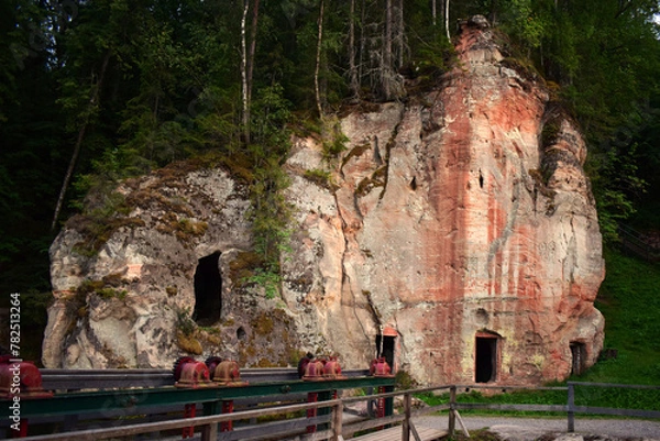 Obraz cave in the forest