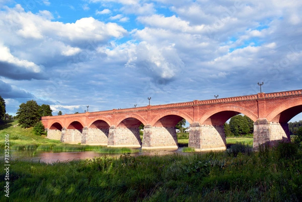 Fototapeta bridge over the river