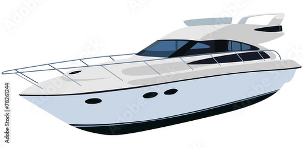 Fototapeta Motorboat