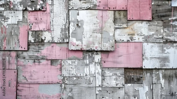 Fototapeta Discover the allure of wooden abstract texture pieces, Ai Generated.