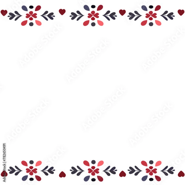 Obraz Flower frame boho