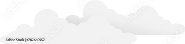 Obraz Flat style cloud