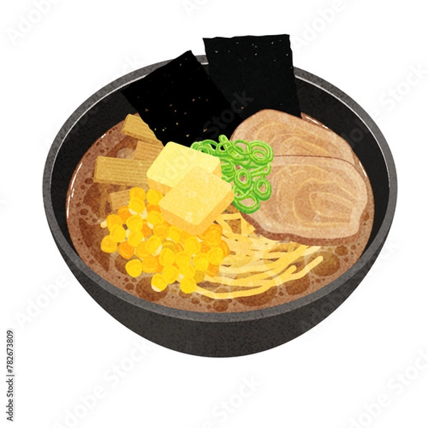 Obraz 味噌ラーメン