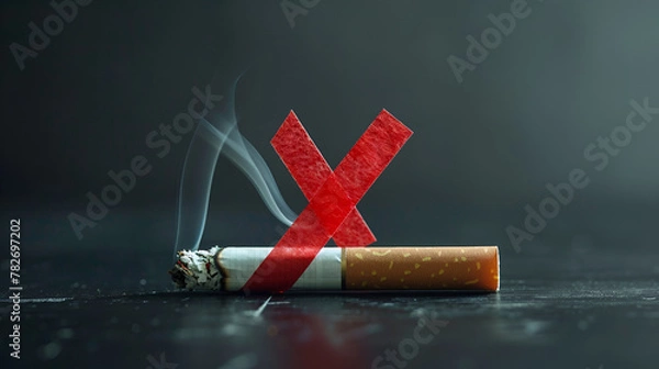 Fototapeta no smoking sign , generative ai