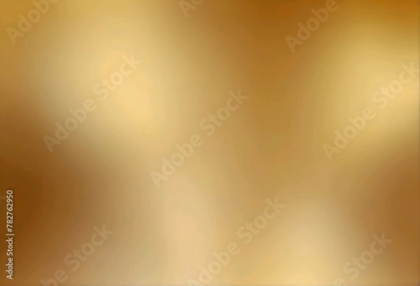 Fototapeta Gold gradient blurred background with soft glowing backdrop, background texture for design