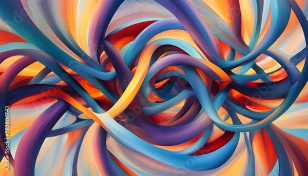 Fototapeta abstract background with lines