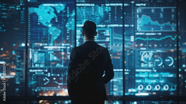 Fototapeta Corporate Data Strategist