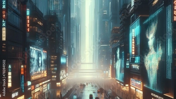 Obraz Futuristic Sci-Fi Adventure