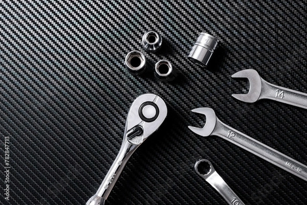 Obraz 自動車工具の集合イメージA