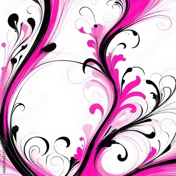 Fototapeta abstract floral background