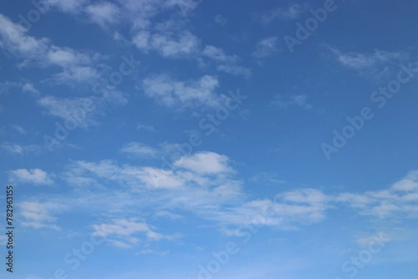 Obraz Blue sky and beautiful clouds