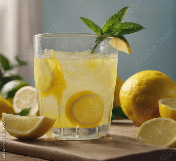 Obraz lemonade with lemon
