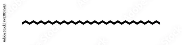 Fototapeta Seamless line zigzag graphic design
