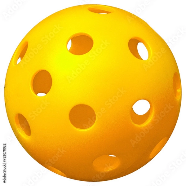 Obraz Pickleball ball on transparent background
