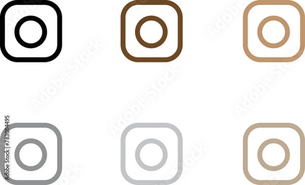 Obraz buttons with numbers