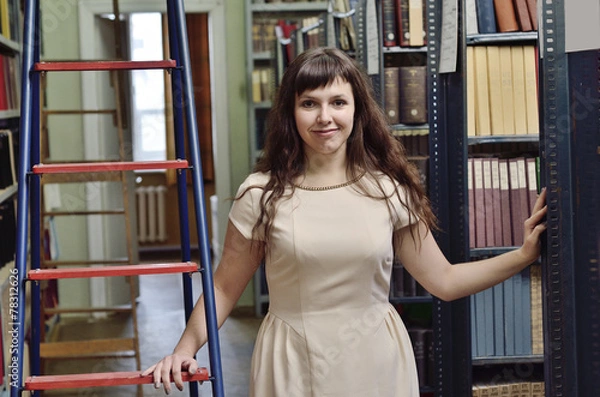 Fototapeta In the library