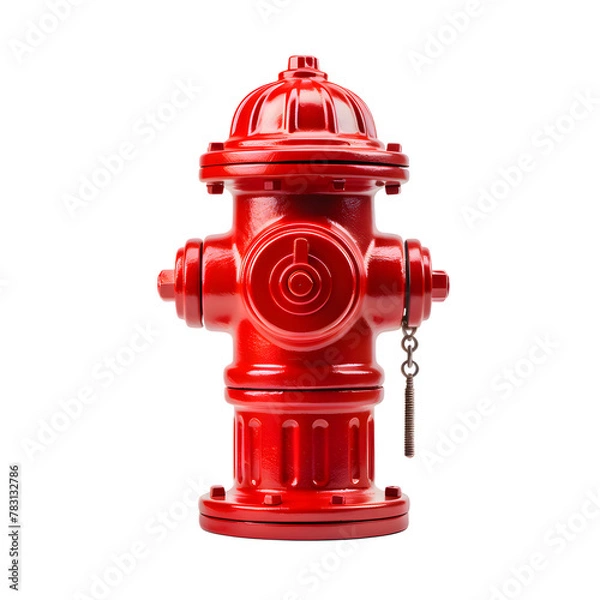Obraz Fire Hydrant isolated on transparent background