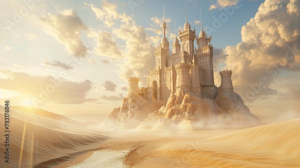 Obraz Castle in desert