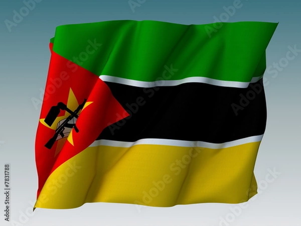Obraz Flag of Mozambique