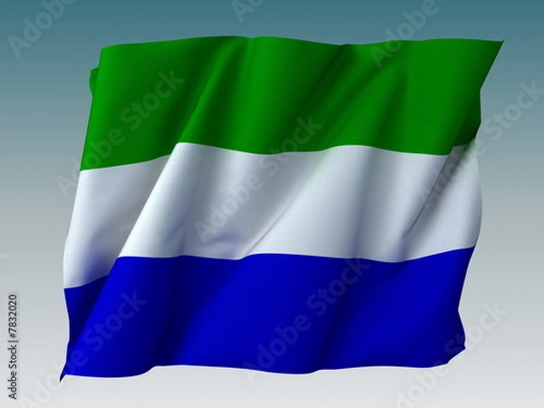 Obraz Flag of Sierra Leone
