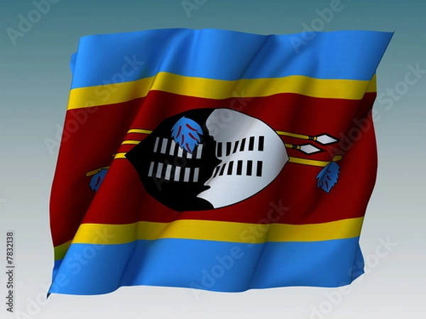 Obraz Flag of Swaziland