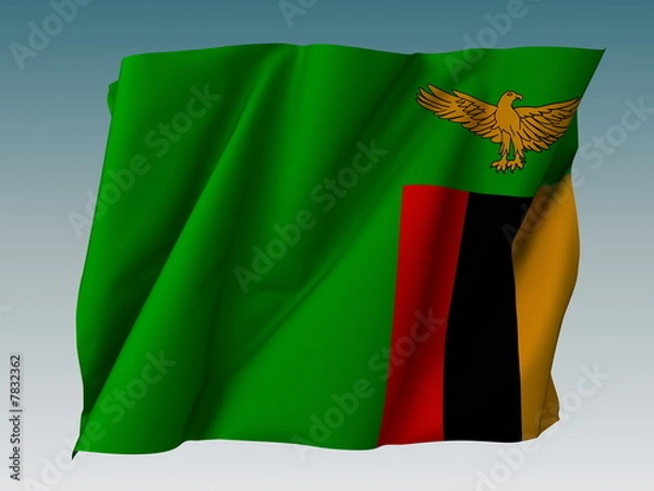Obraz Flag of Zambia