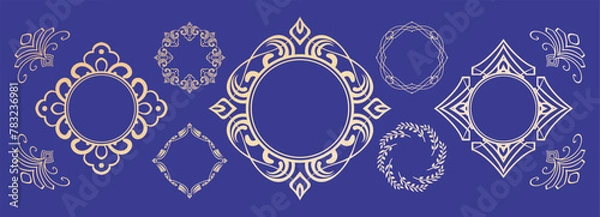 Fototapeta ビンテージフレームセット