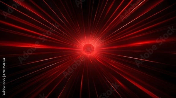 Fototapeta Radial red light through the tunnel glowing in the darkness for print designs templates, Advertising materials, Email Newsletters, Header webs, e commerce signs retail shopping, advertisement business