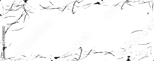 Fototapeta Rough black and white texture vector. Distressed overlay texture. Grunge background. Abstract textured effect. Vector Illustration. Black isolated on white background. EPS10