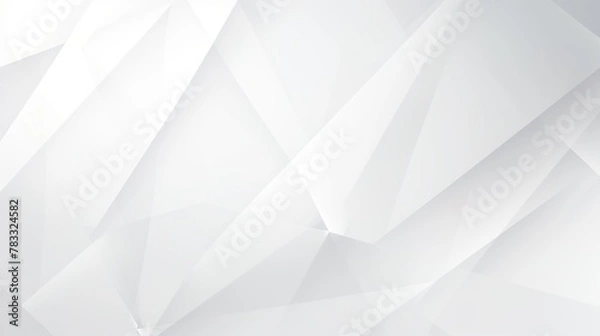 Fototapeta An intricate geometric crystal-like pattern with white clean lines promoting a sense of order and precision