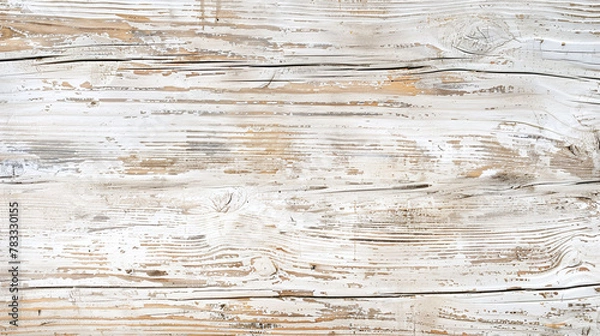 Fototapeta old wood texture, Bleached driftwood texture with a worn sun-bleached effect. Full frame close-up shot for design and print. Coastal and nautical decor concept.