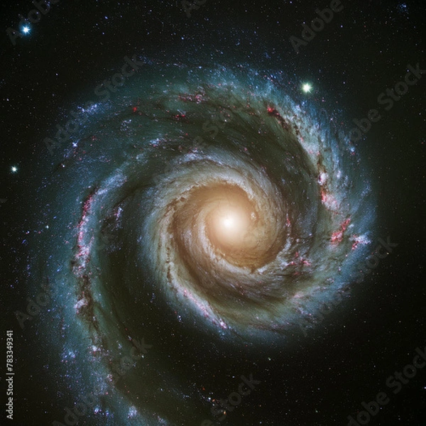 Obraz AI Spiral Galaxy