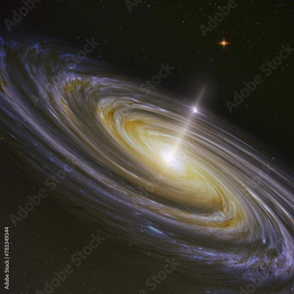 Obraz AI Spiral Galaxy