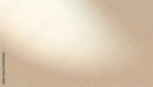 Fototapeta ivory beige , color gradient rough abstract background shine bright light and glow template empty space , grainy noise grungy texture