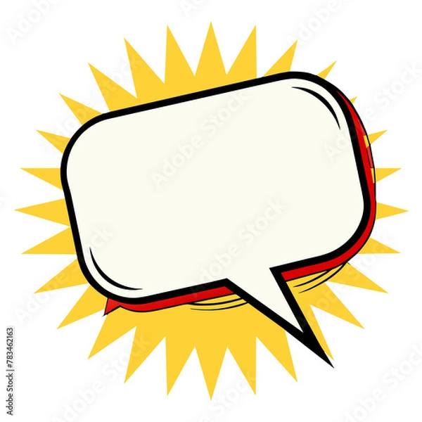 Fototapeta Comic Speech Bubble