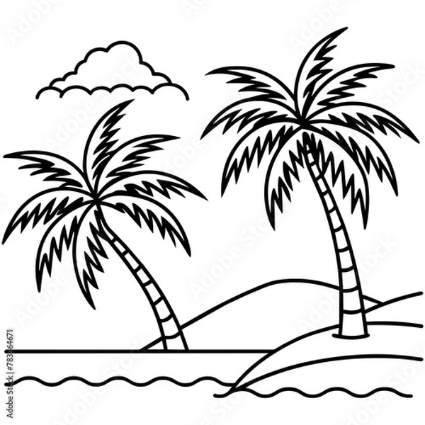 Fototapeta          Summer vibes vector illustration.
