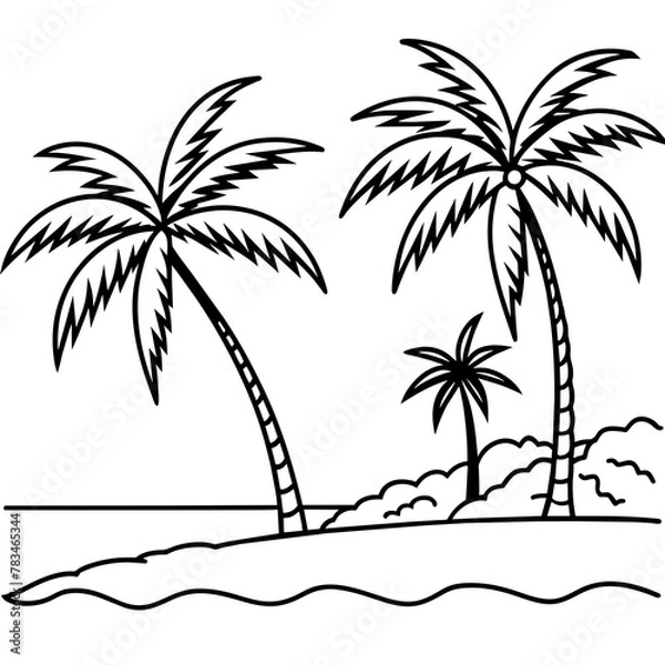 Fototapeta          Summer vibes vector illustration.
