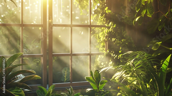 Obraz window in the forest