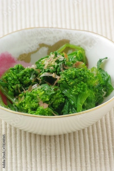 Fototapeta 菜の花のお浸し