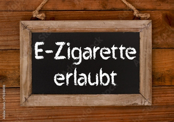 Obraz E-Zigarette erlaubt