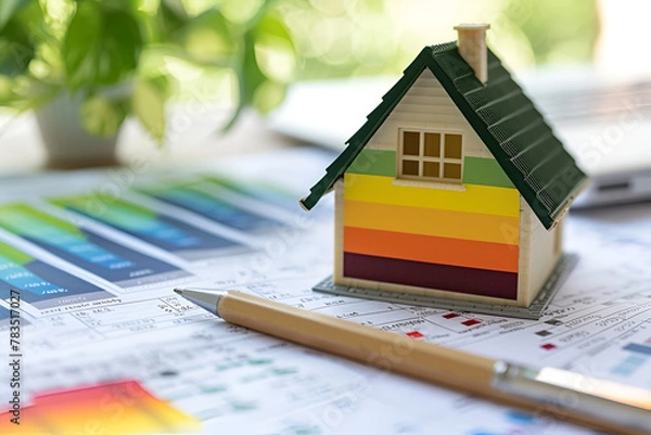Obraz Energy Performance Diagnostic (DPE) Evaluation on a Building