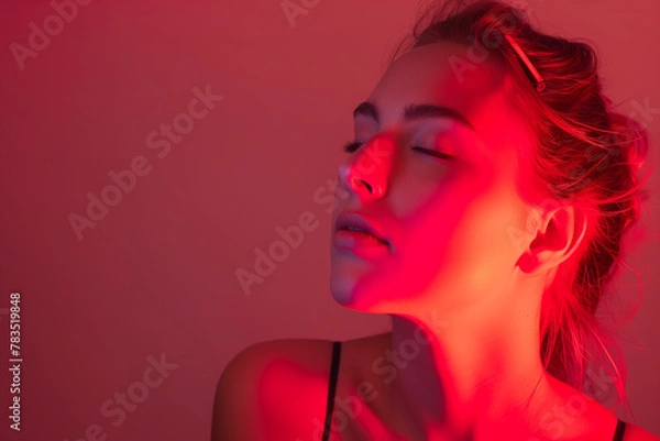 Obraz Red light skin therapy 