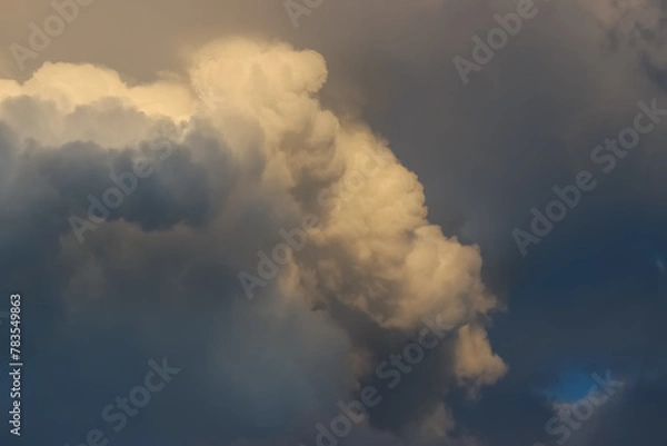 Fototapeta Clouds during a thunderstorm.