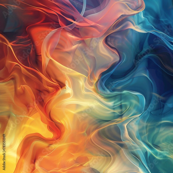 Fototapeta abstract background with smoke