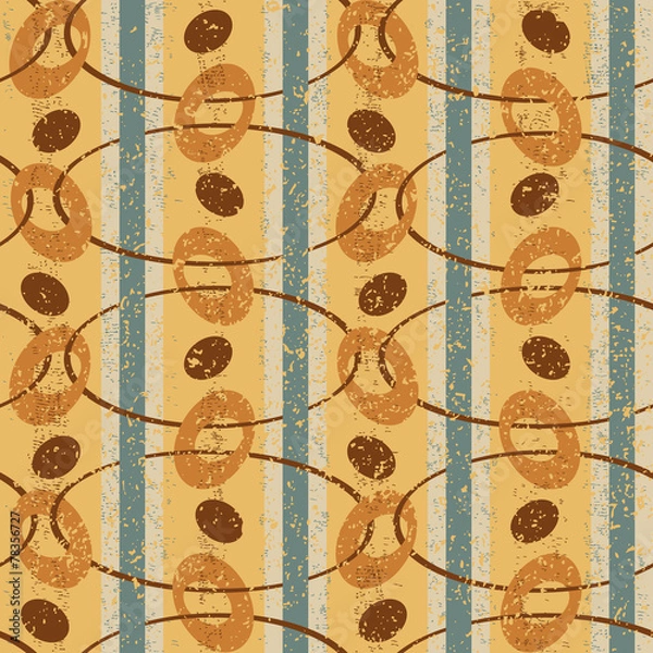 Fototapeta Vintage Pattern with Ovals
